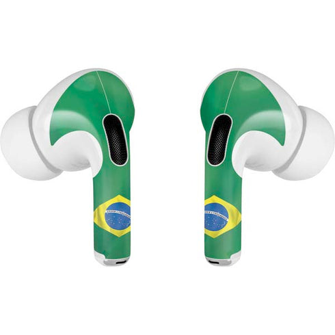 Brazil Flag AirPods Skins